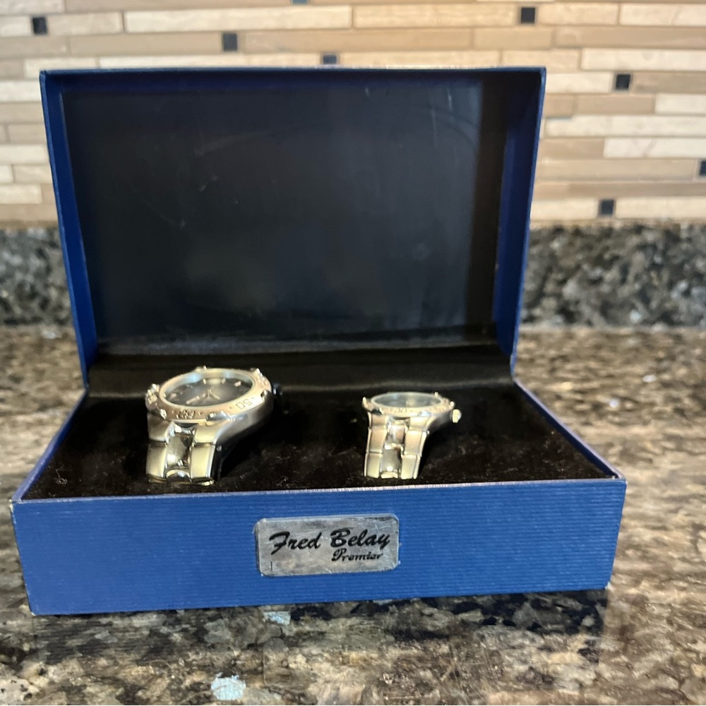 Fred Belay His/Her Matching Watches in the Original Case!